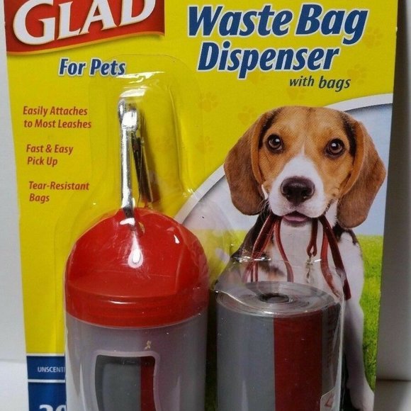 Glad for Pets Waste Bag Dispenser Unscented - Picture 1 of 8